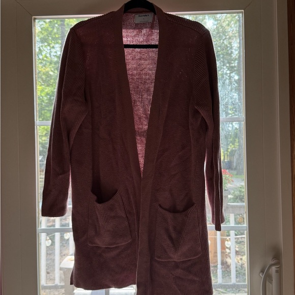 Old Navy Mauve Knit Cardigan - Picture 1 of 3